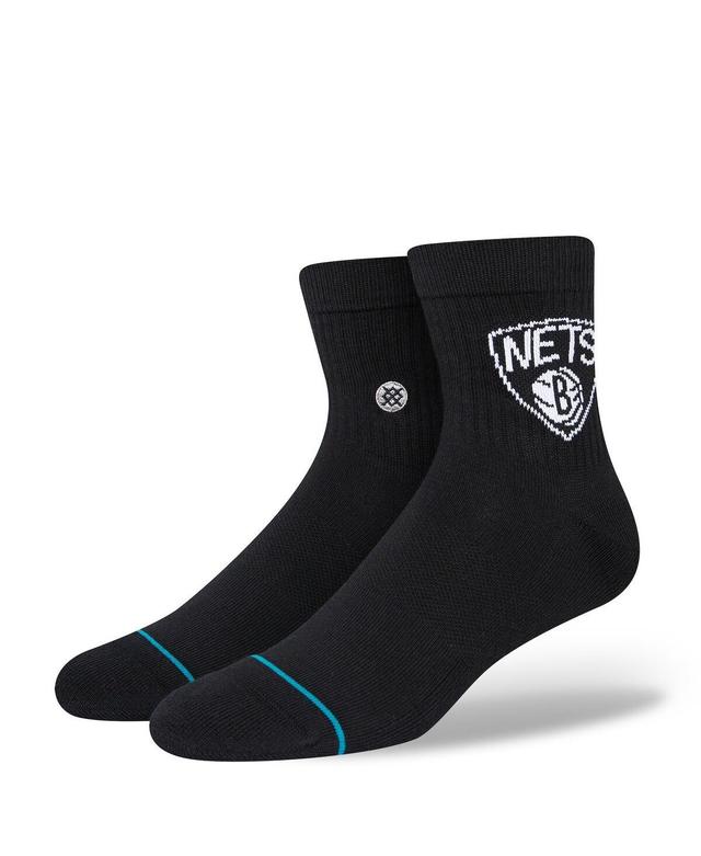 Mens Stance Brooklyn Nets Logo Quarter Socks Product Image