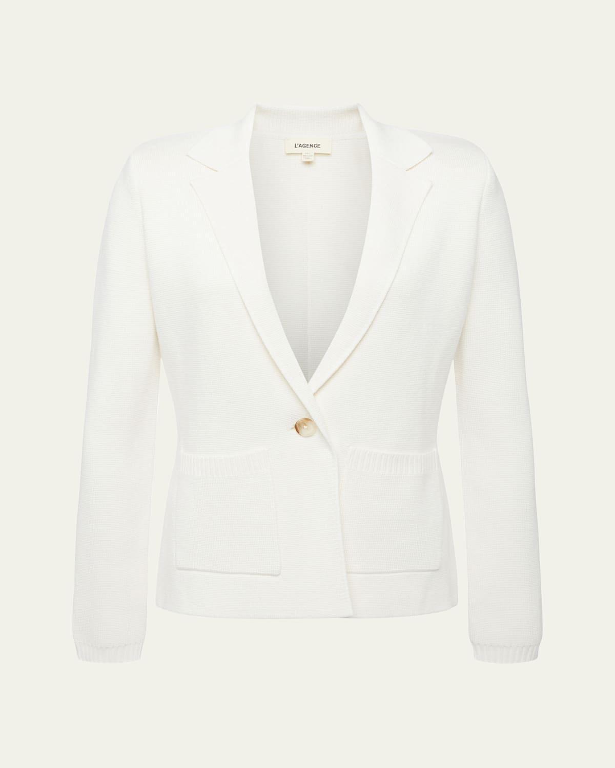 Womens Lacey Knit Blazer Product Image