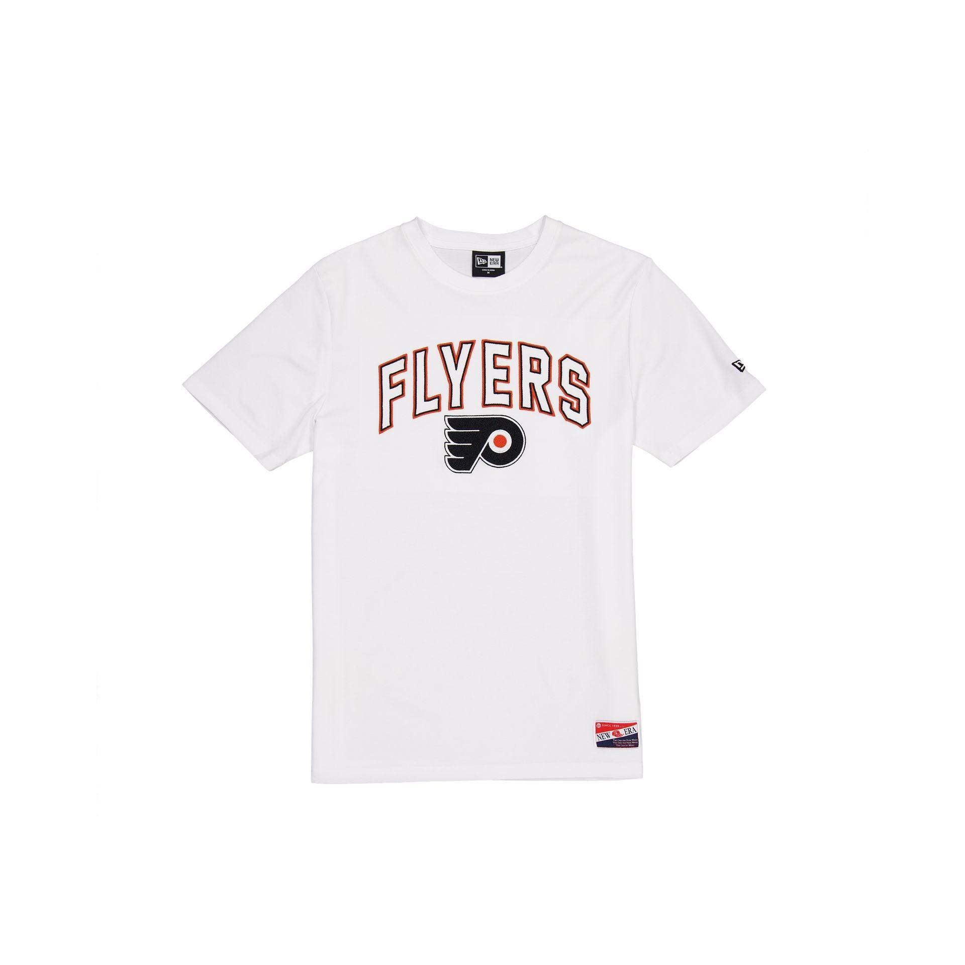 Philadelphia Flyers Throwback White T-Shirt Male Product Image