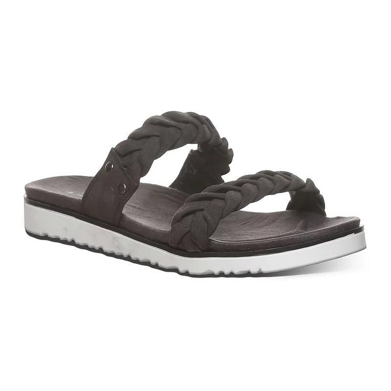 Bearpaw Thessa Womens Slide Sandals Black Product Image