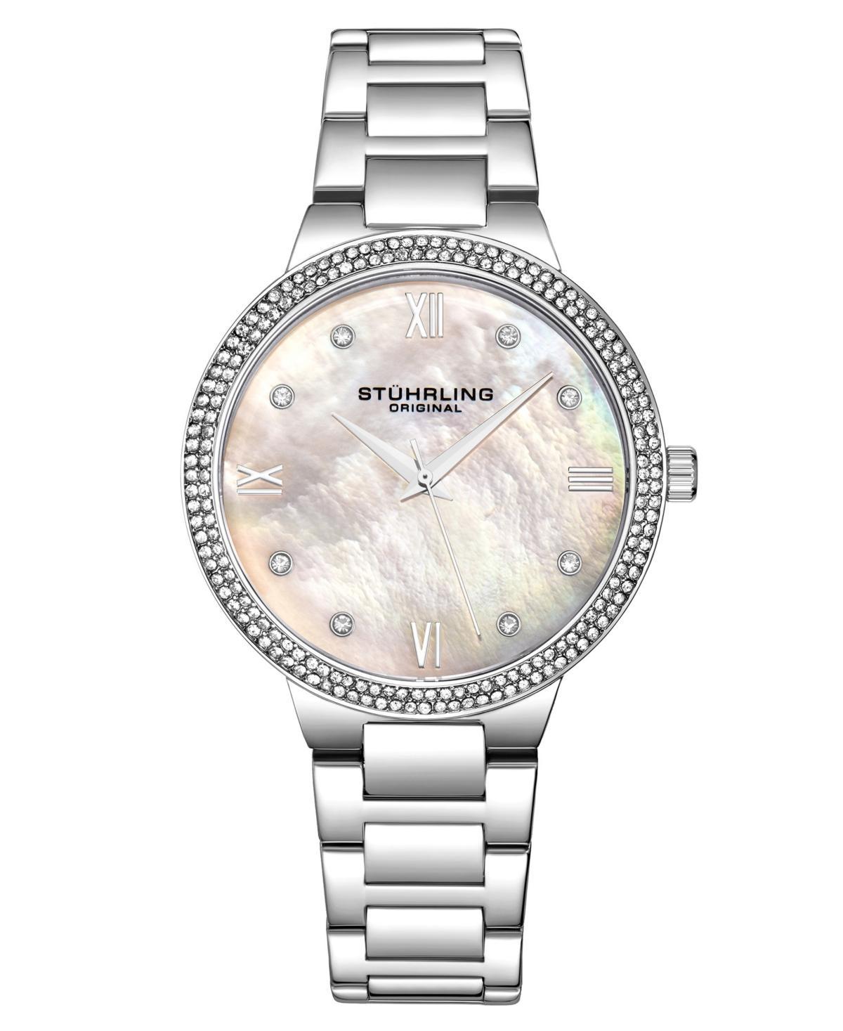 Womens Quartz Silver-Tone Link Bracelet Watch 38mm Product Image