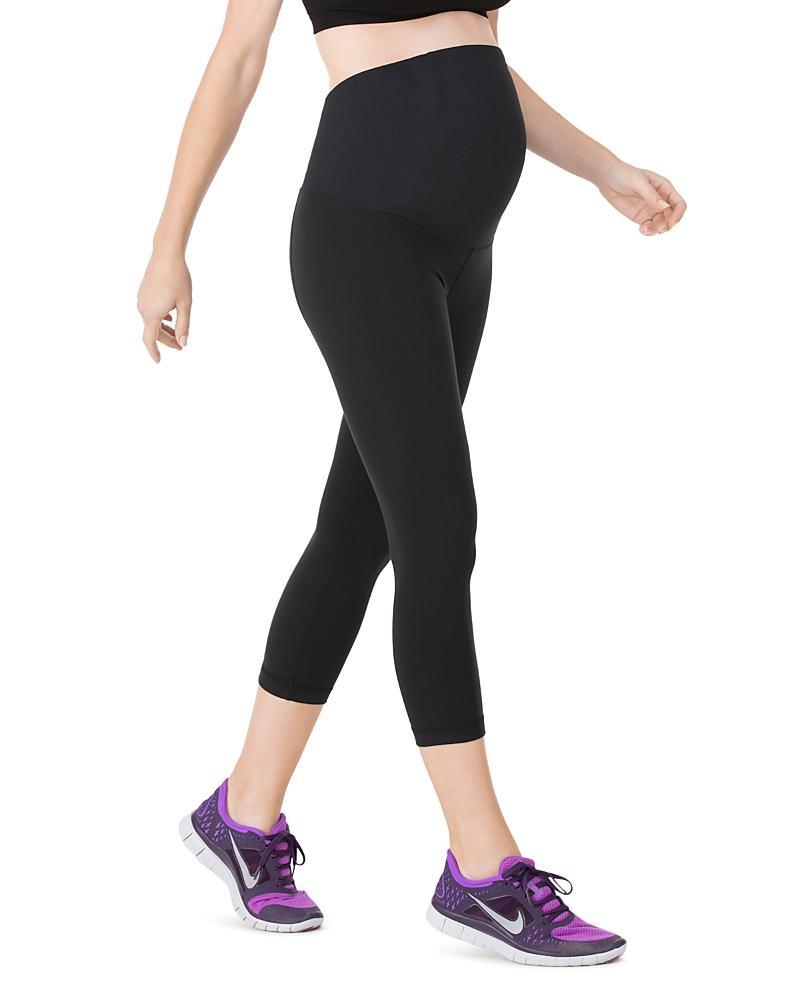 Ingrid & Isabel Active Maternity Capri Pants with Crossover Panel Product Image