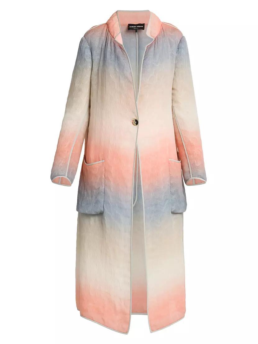 Ombré Silk-Blend Overcoat Product Image