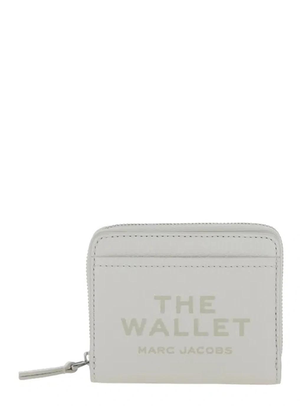 MARC JACOBS The Mini Compact Wallet In White Product Image