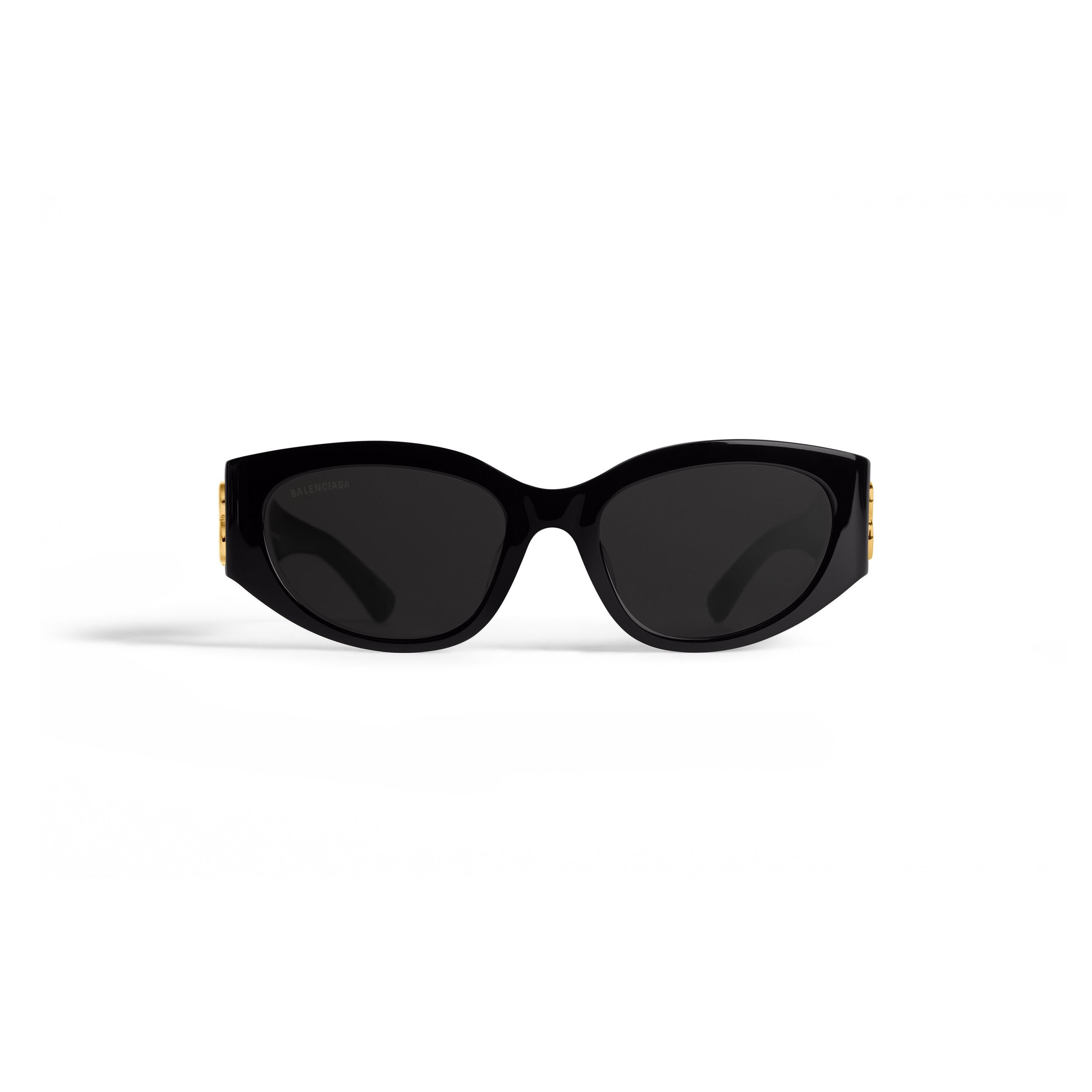 Women's Bossy Round Af Sunglasses  in Black Product Image