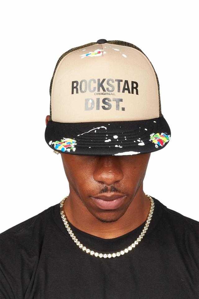 Neptune Beige/Camo Trucker Hat Male Product Image