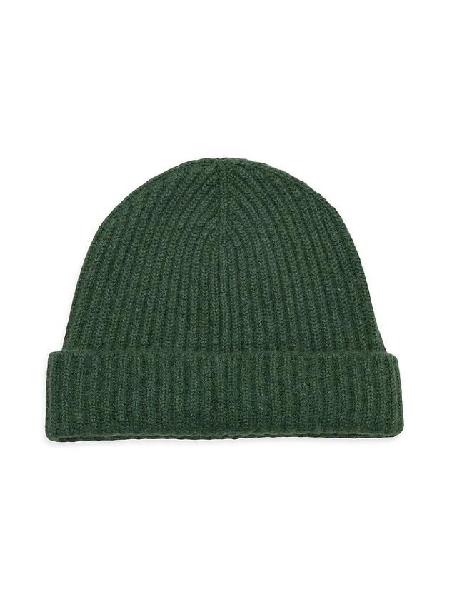 Mens Shadow Rib Cashmere Beanie Product Image