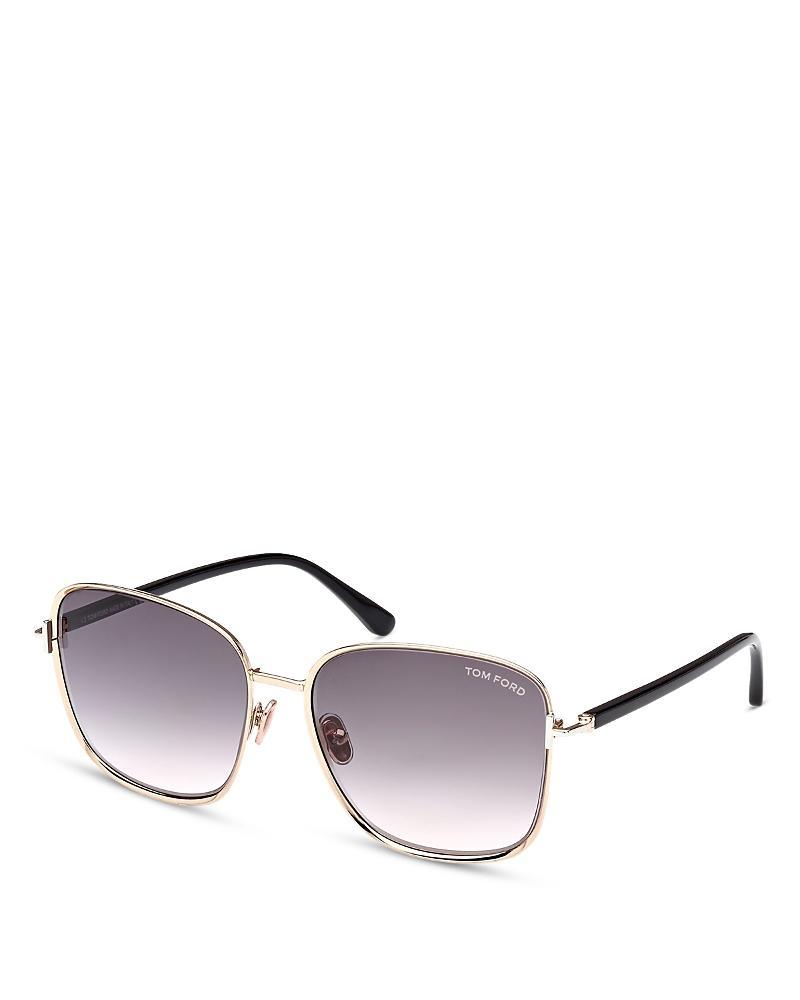 TOM FORD Fern 57mm Square Sunglasses Product Image