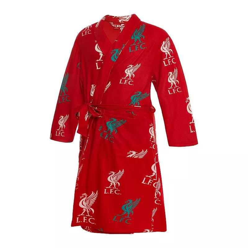 Mens Concepts Sport Red Liverpool Ensemble Microfleece Robe Product Image