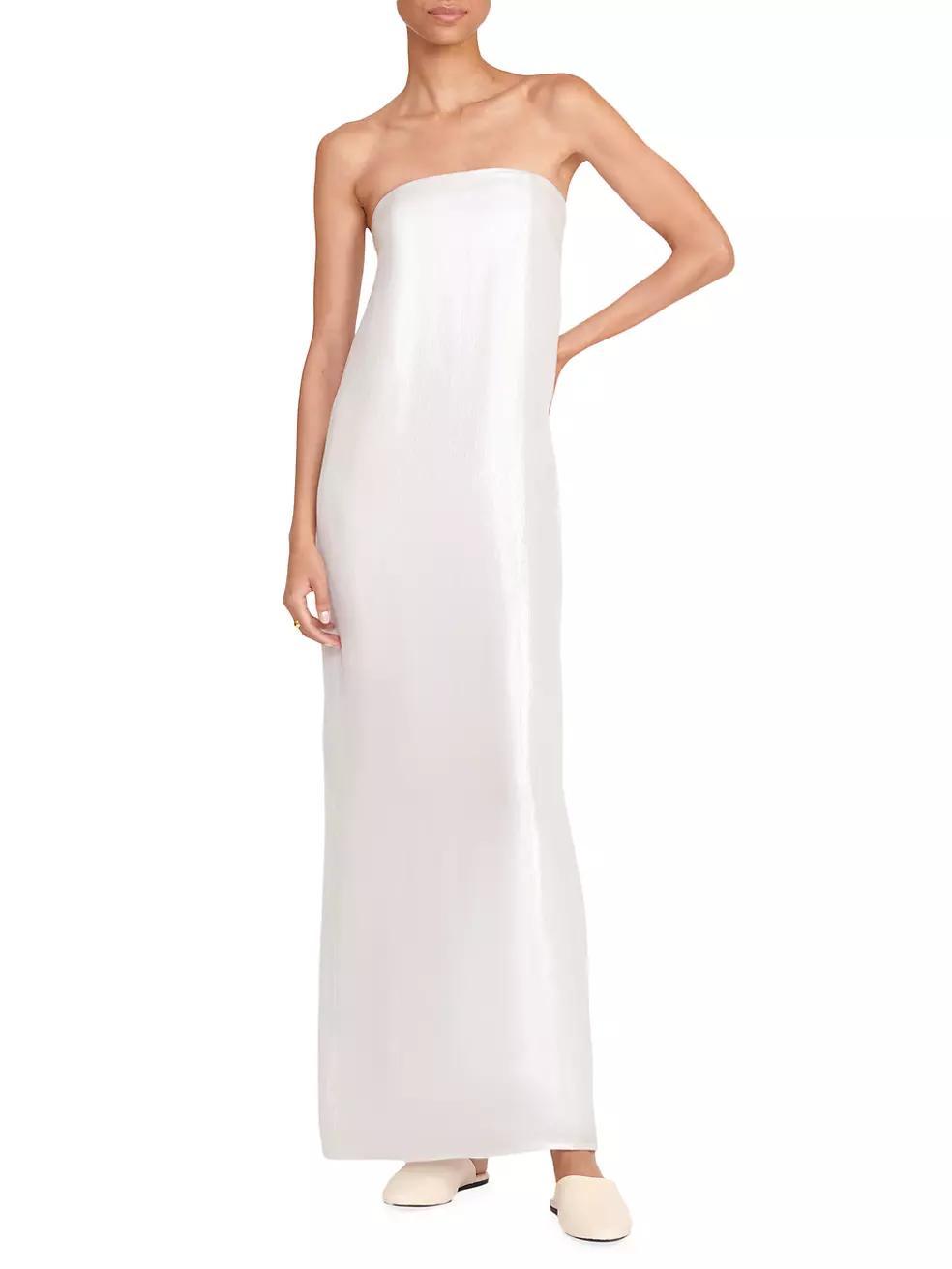 Casey Strapless Metallic Gown Product Image