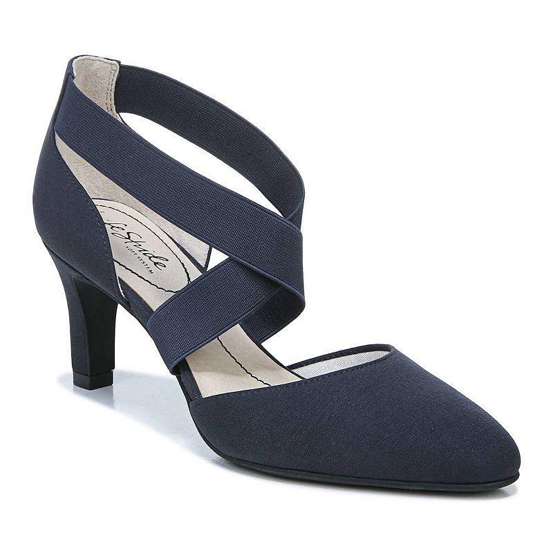 LifeStride Gallery Womens Strappy Pumps Blue Product Image