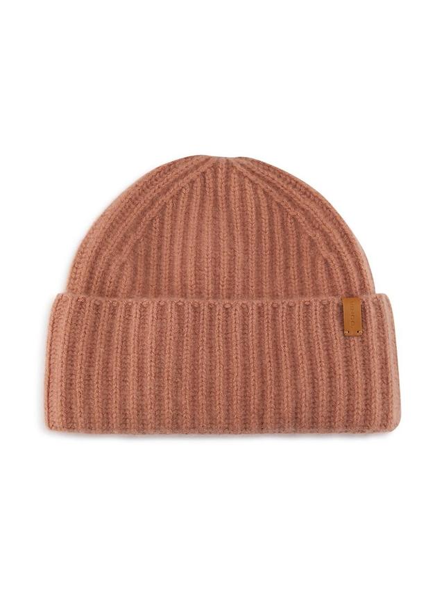 Womens Boiled Cashmere Chunky Beanie Product Image