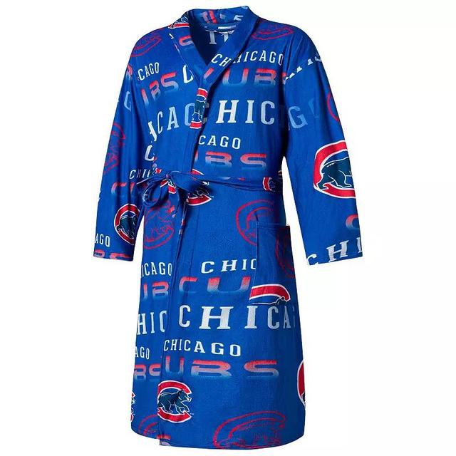 Mens Concepts Sport Royal Chicago Cubs Windfall Microfleece Allover Robe Product Image