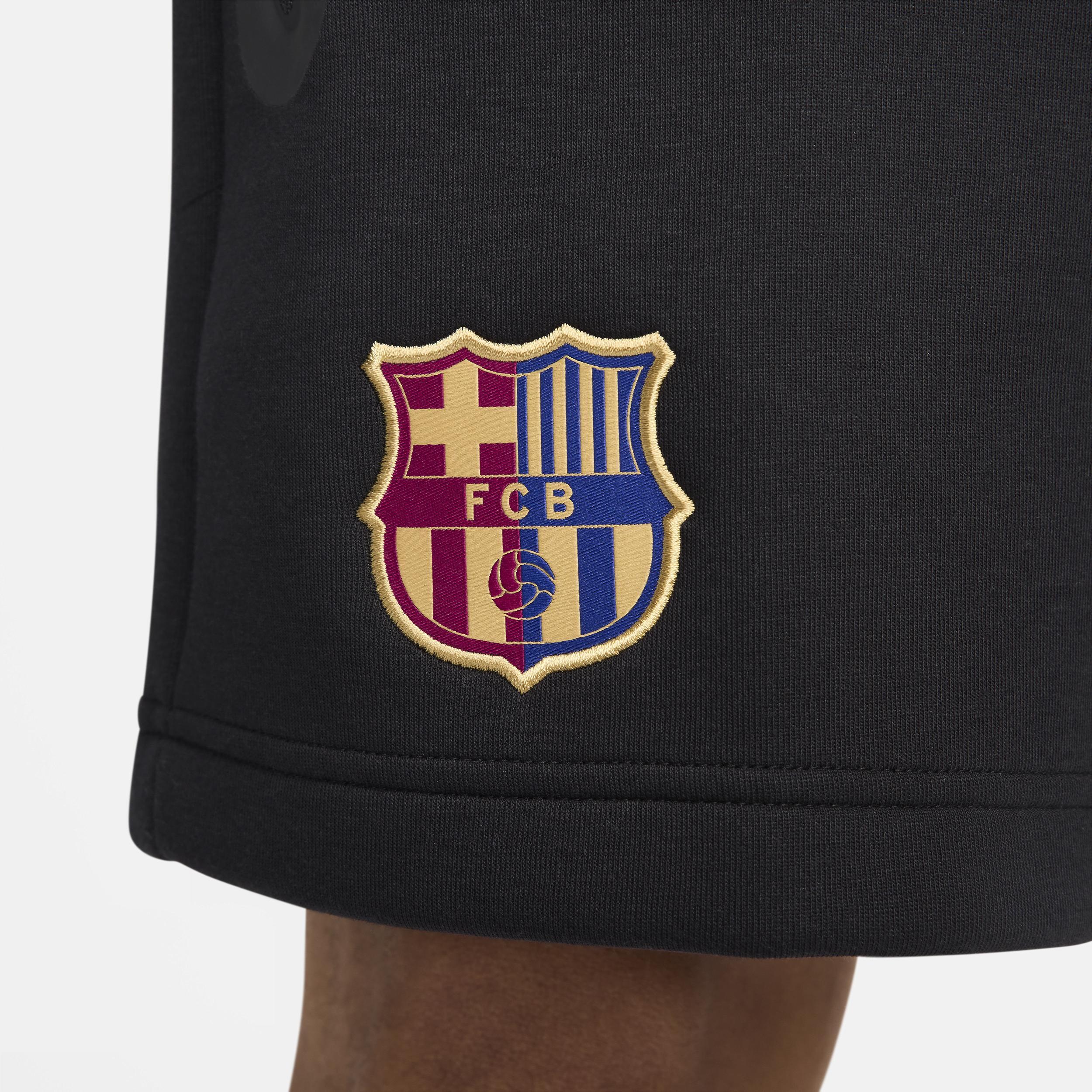 FC Barcelona Tech Fleece Nike Men's Soccer Shorts Product Image