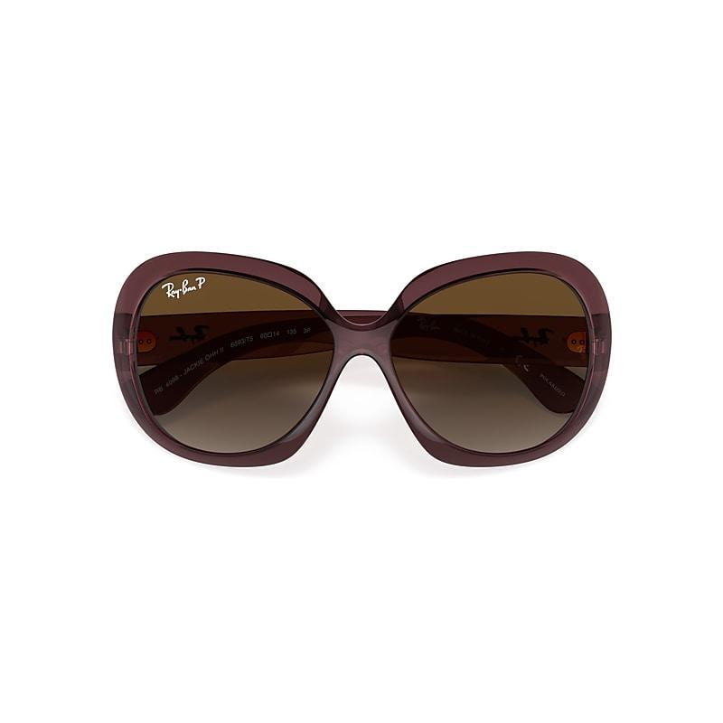 Ray-Ban Jackie Ohh II Oversized Sunglasses with Gradient Lenses Product Image