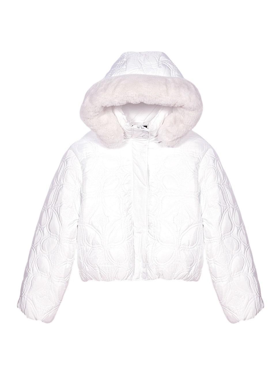 Womens Short Quilted Puffer Jacket Product Image