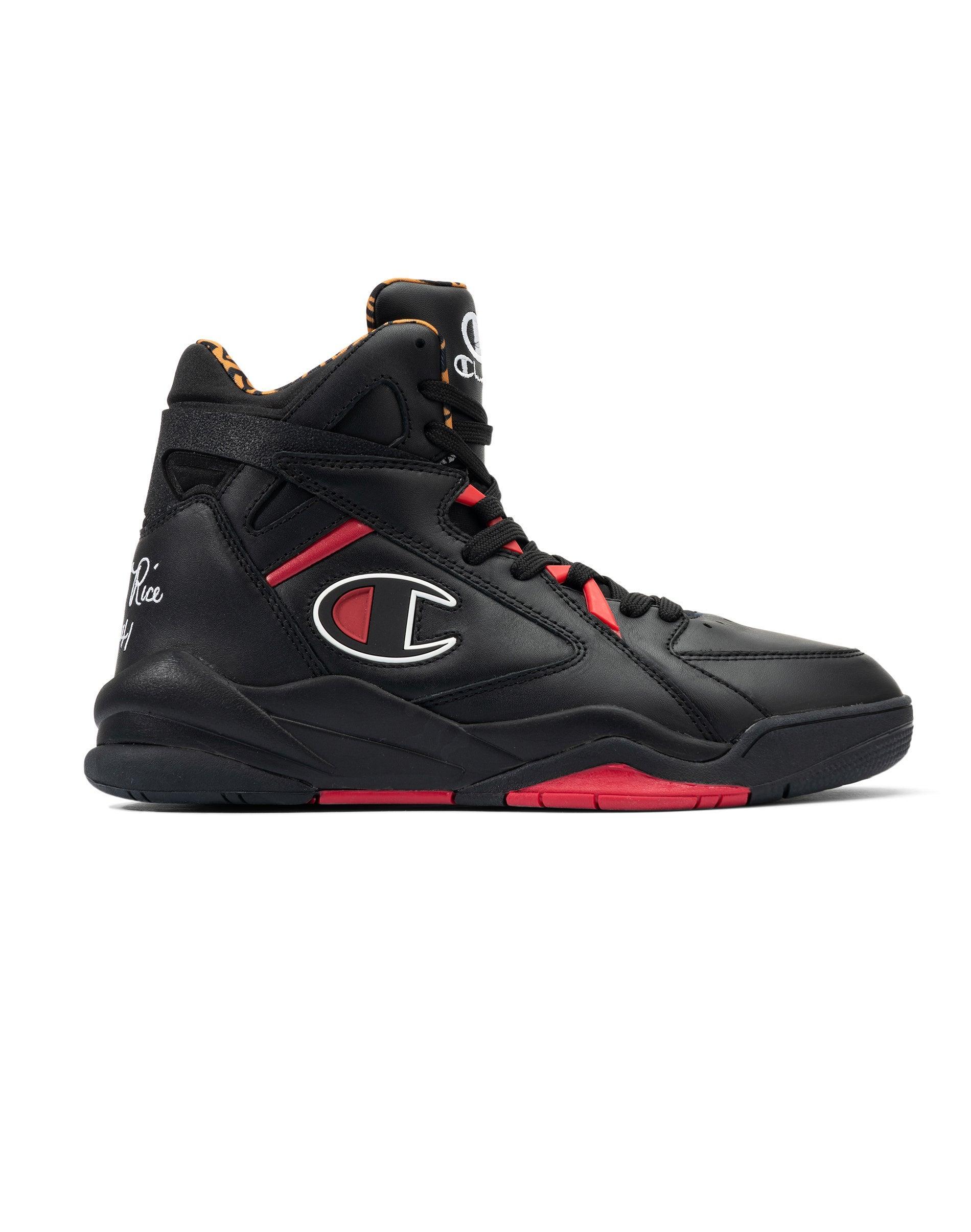 Champion Mens Zone 93 OG Shoes, Glen Rice Collection Black/Red 12 Product Image