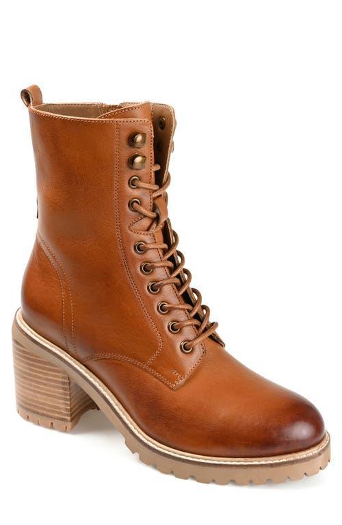 Journee Signature Malle Tru Comfort Foam Womens Leather Combat Boots Product Image