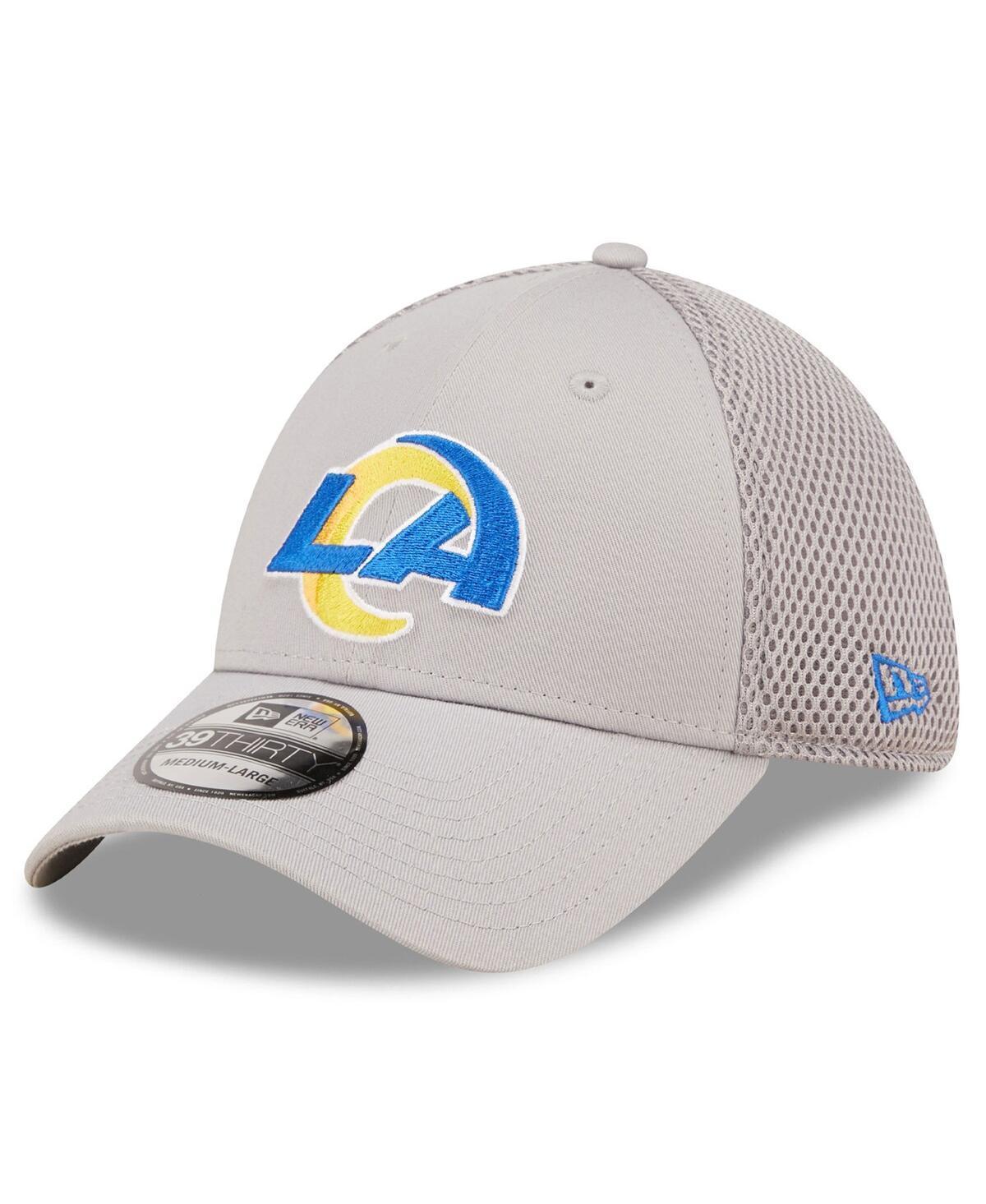 Mens New Era Gray Los Angeles Rams Team Neo 39THIRTY Flex Hat Product Image