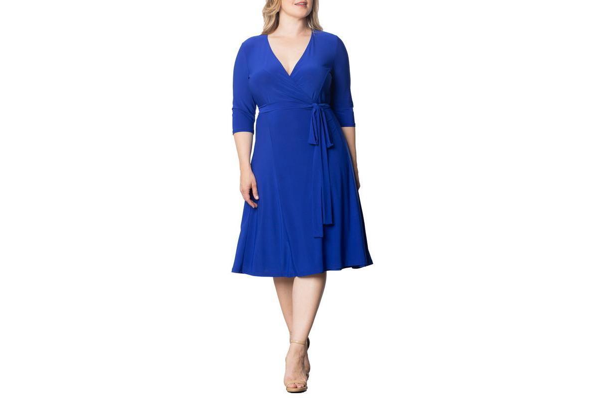 Kiyonna Essential Wrap Dress Product Image