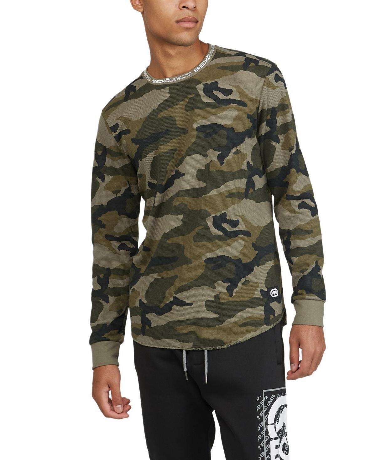 Ecko Mens Printed Rib Solid Thermal Product Image