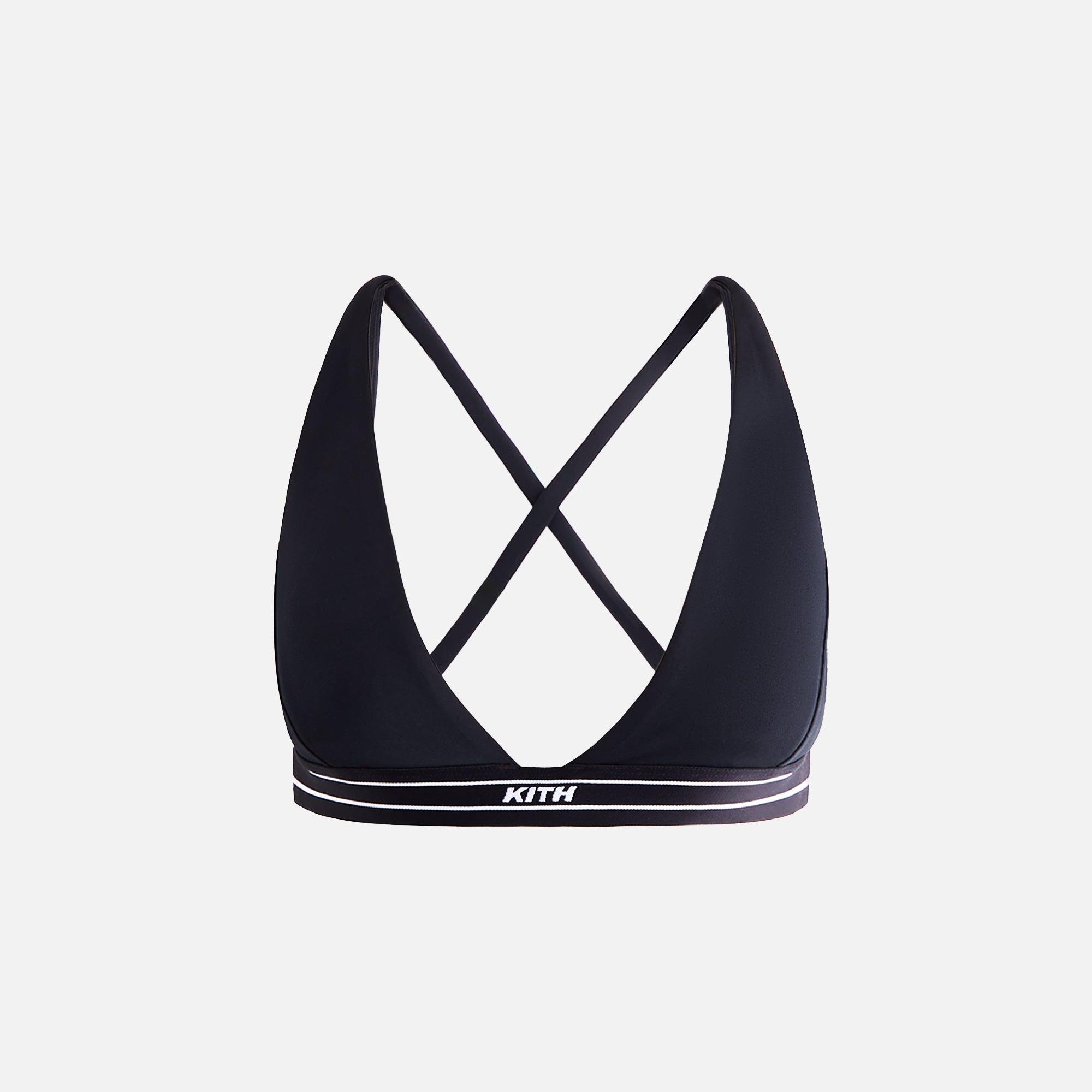 Kith Women Cay Plunge Active Bra- Black Female Product Image