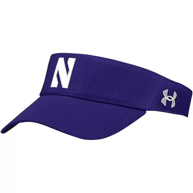 Mens Under Armour Northwestern Wildcats Logo Performance Adjustable Visor Product Image