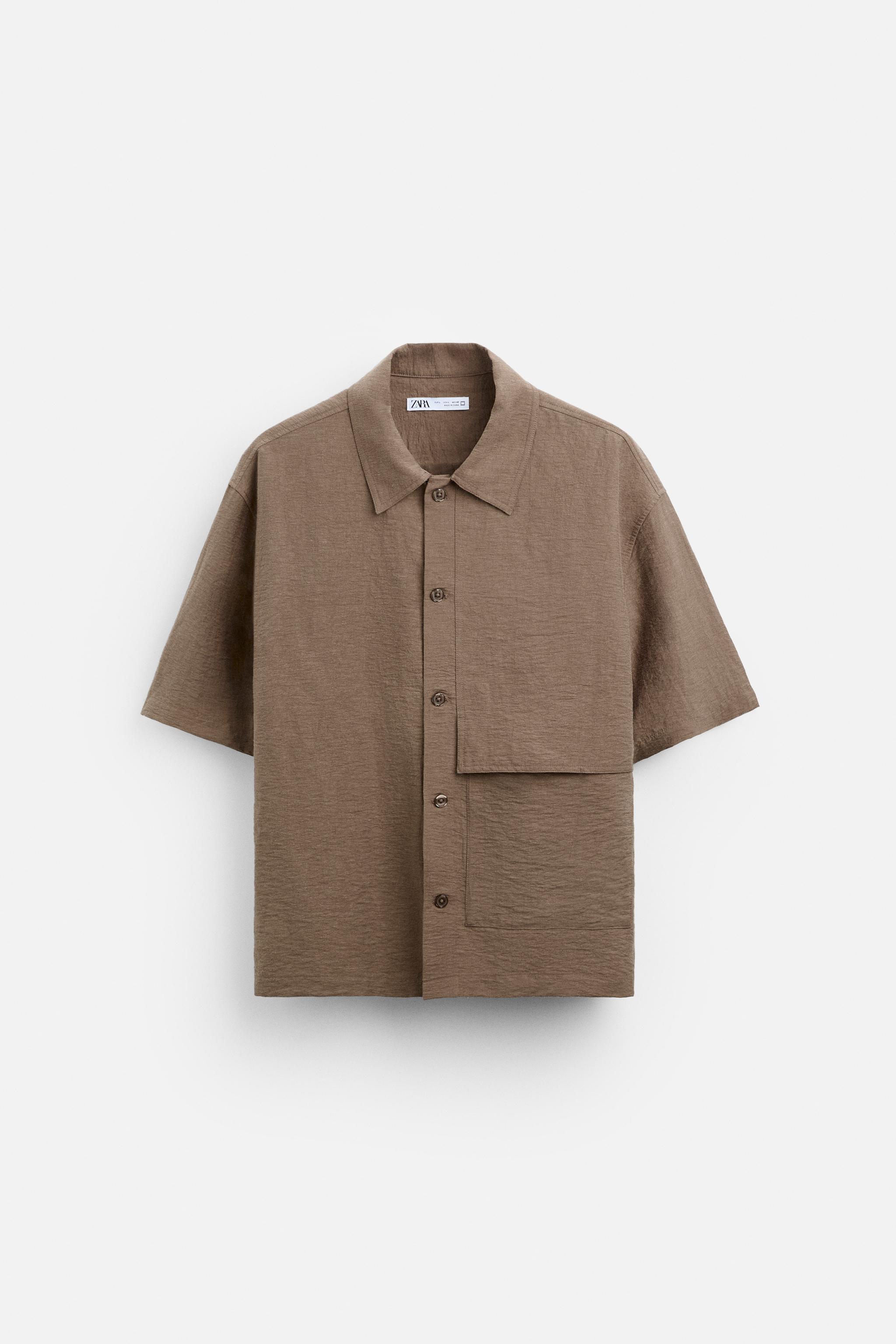 WRINKLED LOOK SHIRT Product Image