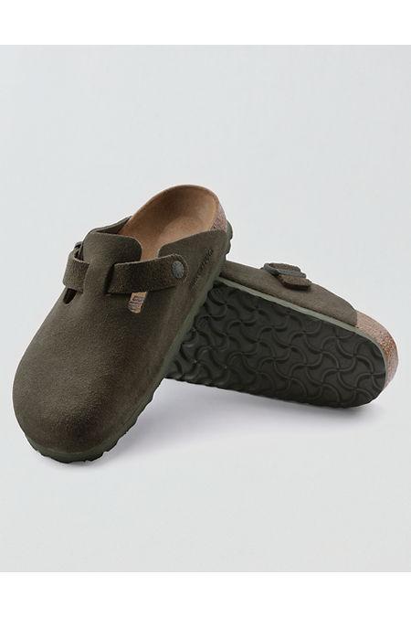 Birkenstock Mens Suede Boston Clog Mens Product Image