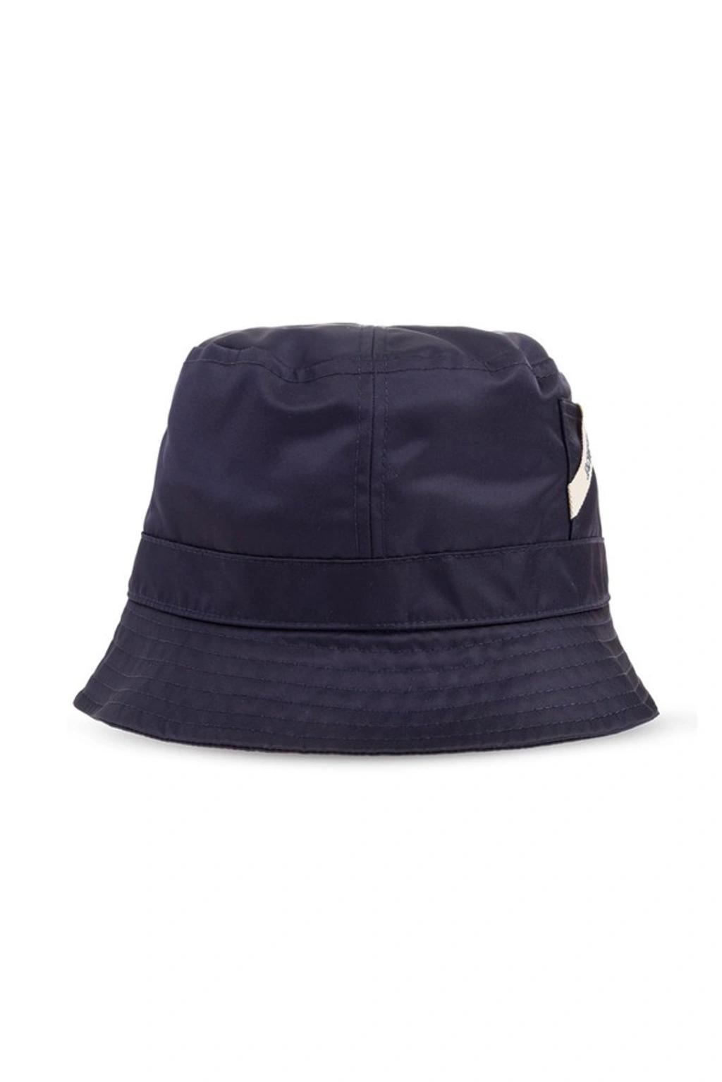 JACQUEMUS Le Bob Ovalie Bucket Hat In Navy Product Image