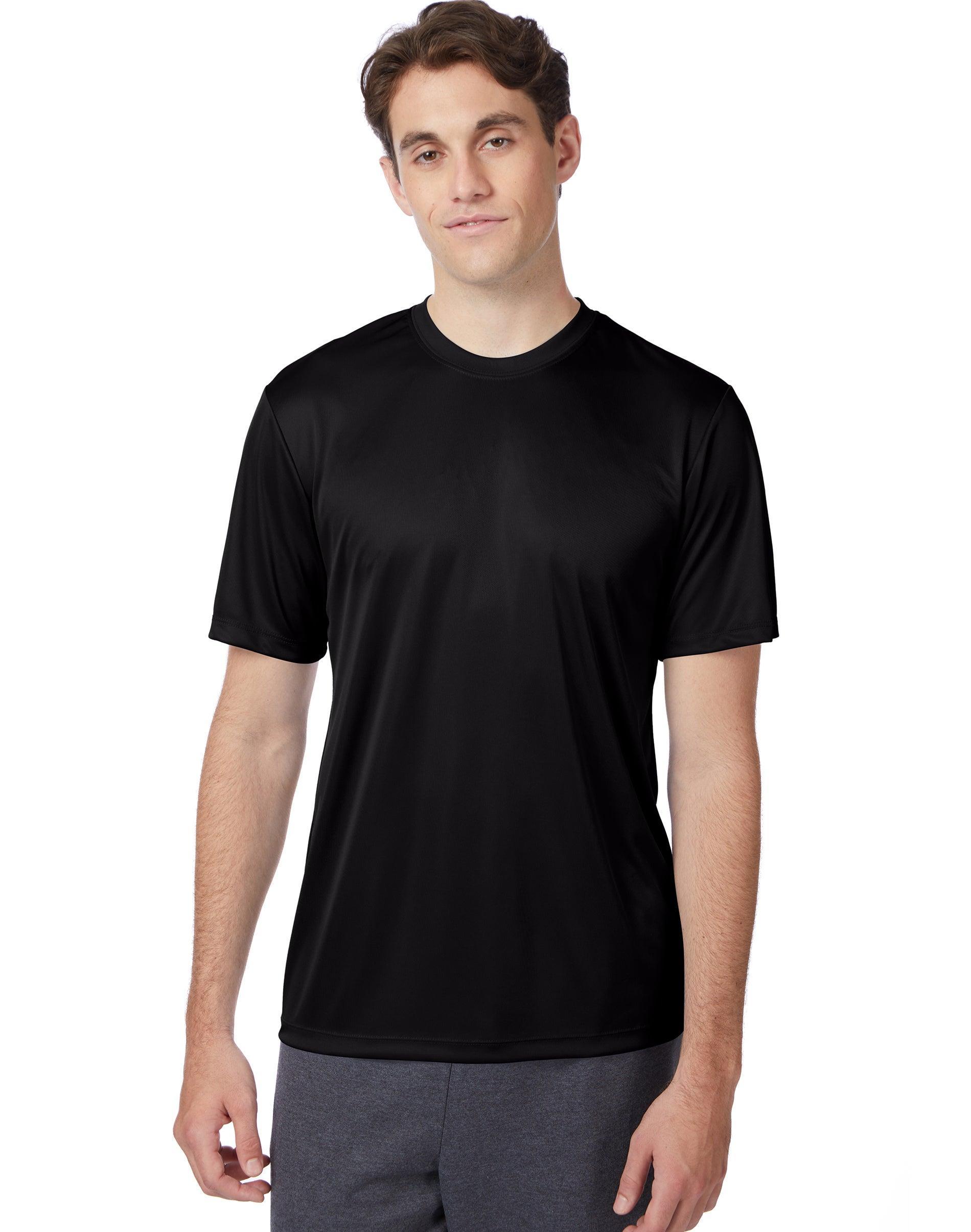 Mens Hanes CoolDRI Performance Tee Black Product Image