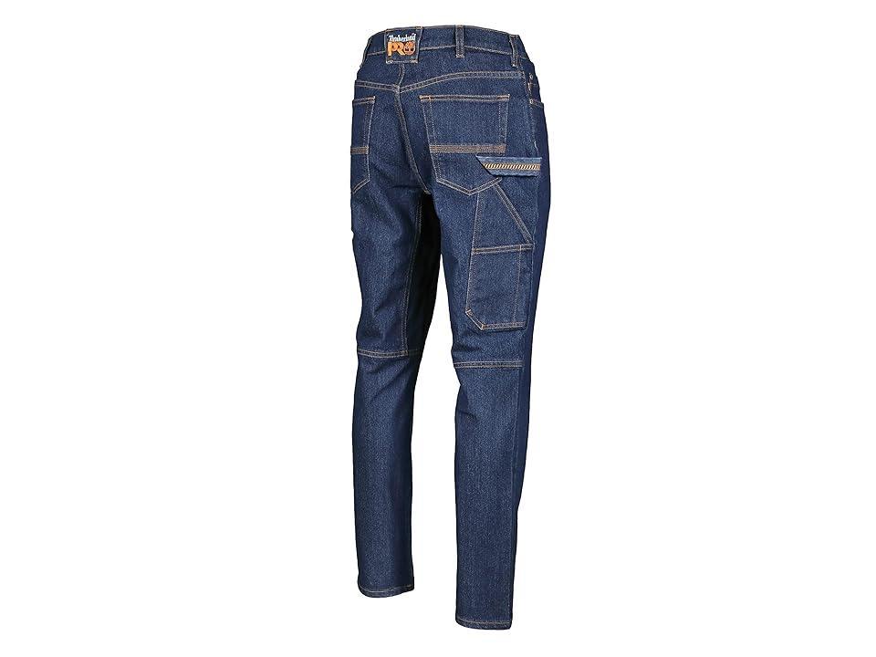 Timberland PRO Ballast Straight Fit Flex Carpenter Jeans (Dark Wash) Men's Clothing Product Image