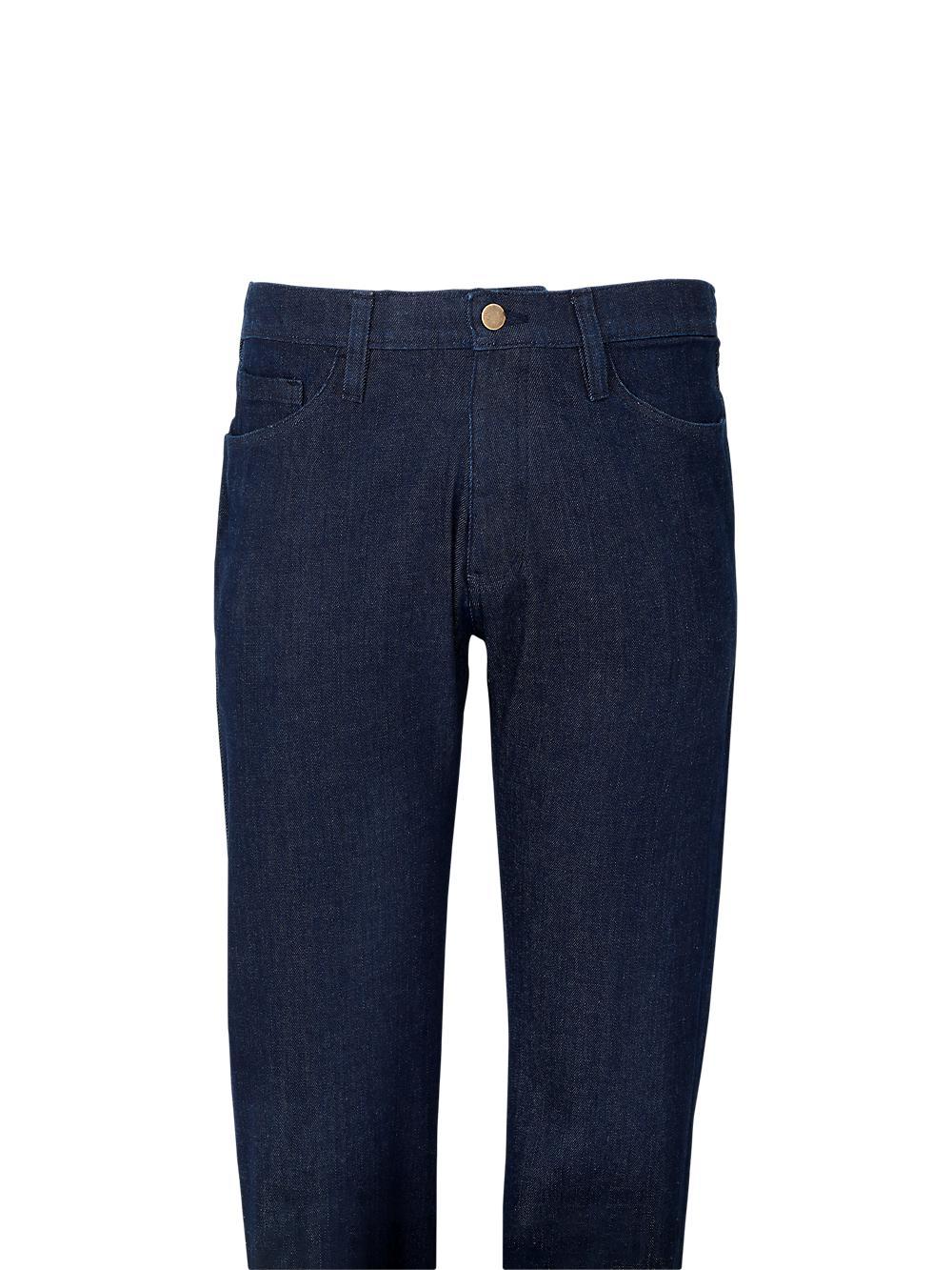 Denim Five Pocket Pants - Dark Blue Product Image