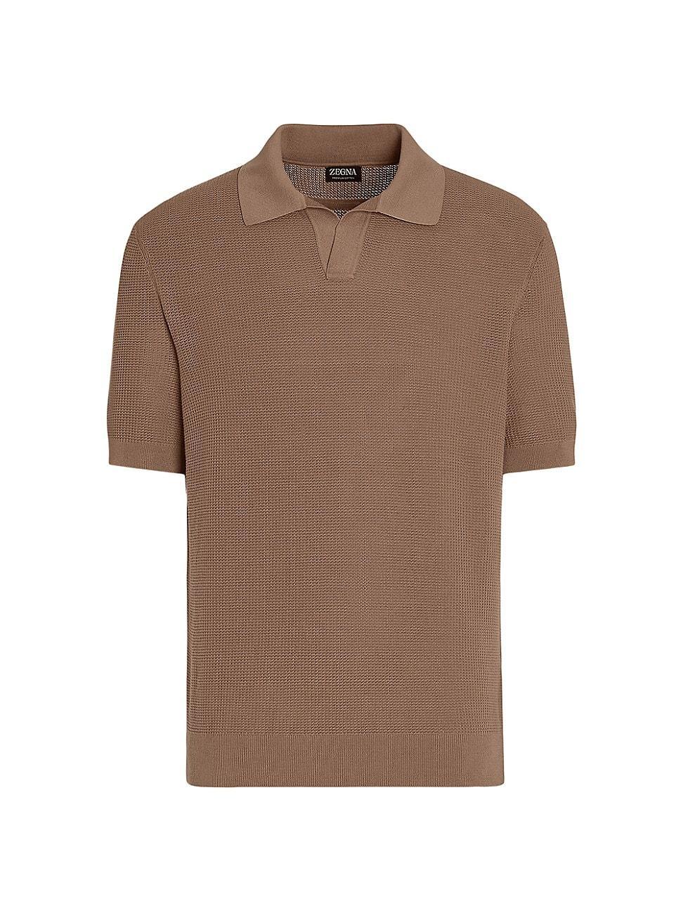 Mens Premium Cotton Polo Shirt Product Image