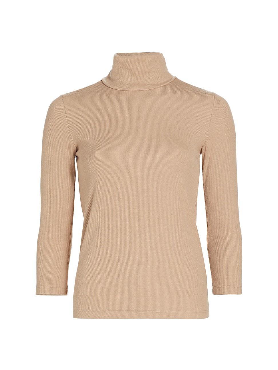 Womens Aja Turtleneck Knit Blouse Product Image