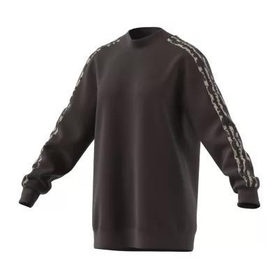 adidas Womens Mock Neck Long Sleeve Sweatshirt Product Image