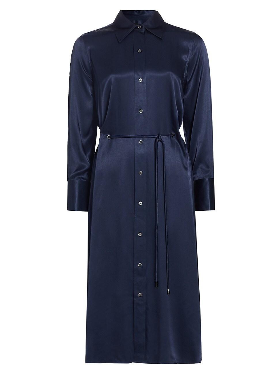 Womens Anina Satin Shirtdress Product Image