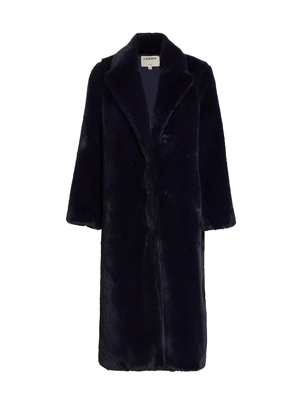 Womens Lizbeth Faux Fur Coat Product Image