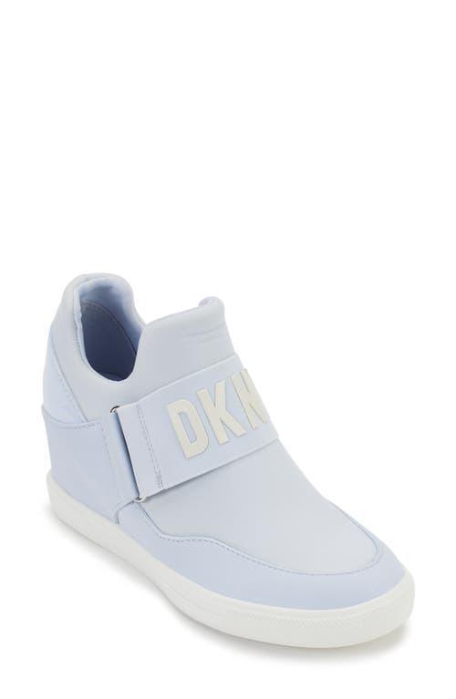 Dkny Womens Cosmos Slip-On Logo Wedge Sneakers Product Image