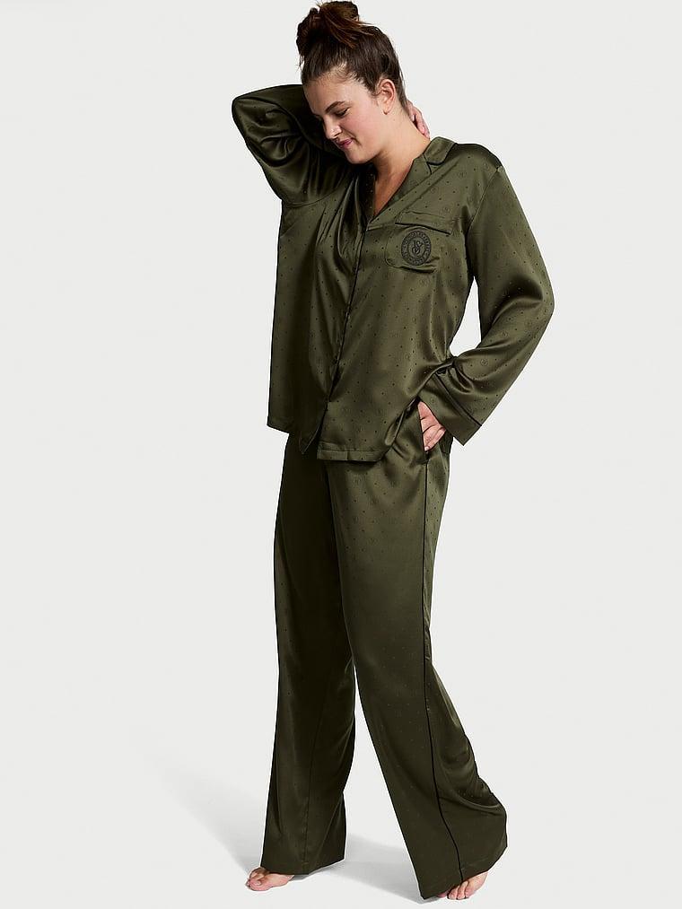 Satin Long Pajama Set Product Image