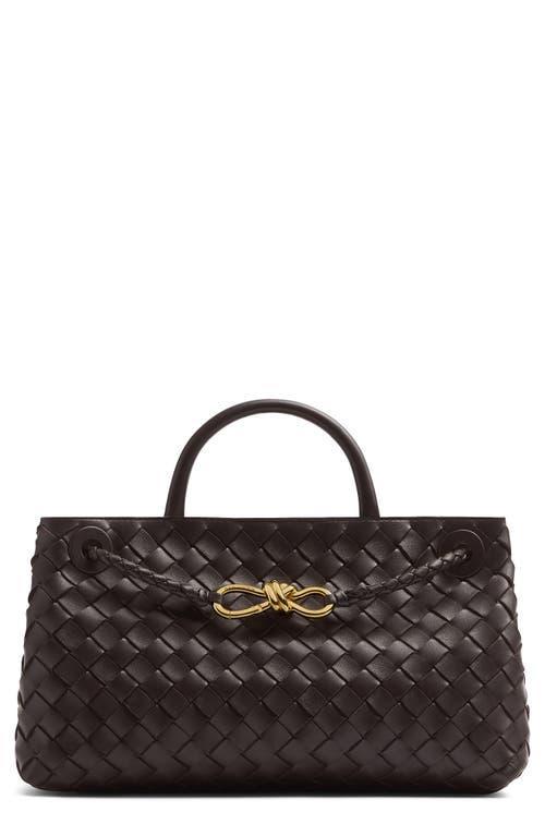 Bottega Veneta Small Andiamo East/West Leather Shoulder Bag Product Image