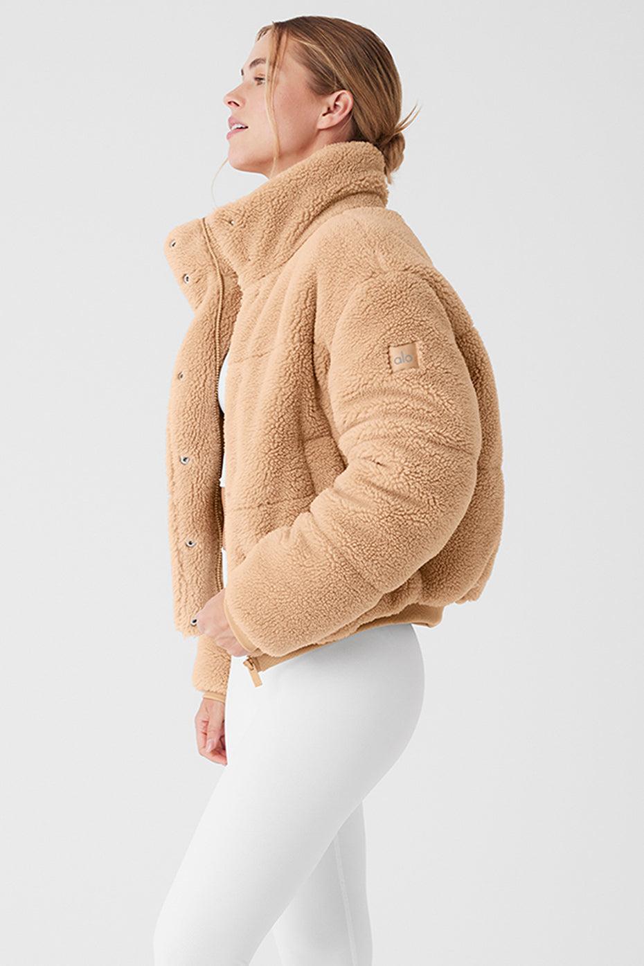 Sherpa Snow Angel Puffer - Camel Female Product Image