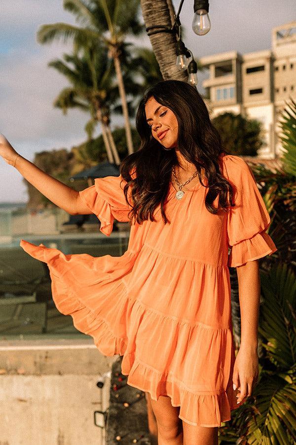 Light Of My Life Shift Dress In Orange Product Image