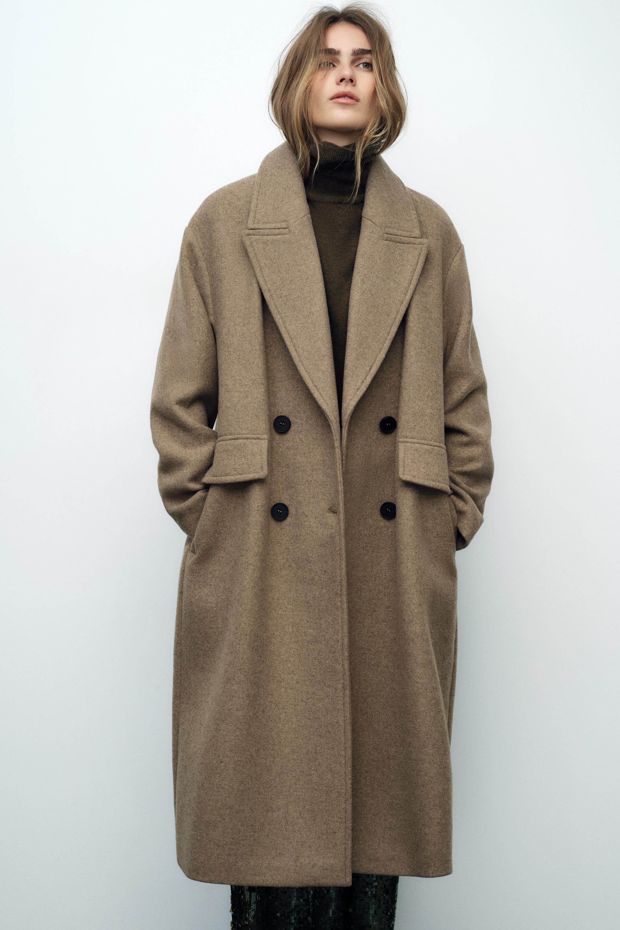 WOOL BLEND OVERSIZED COAT Product Image