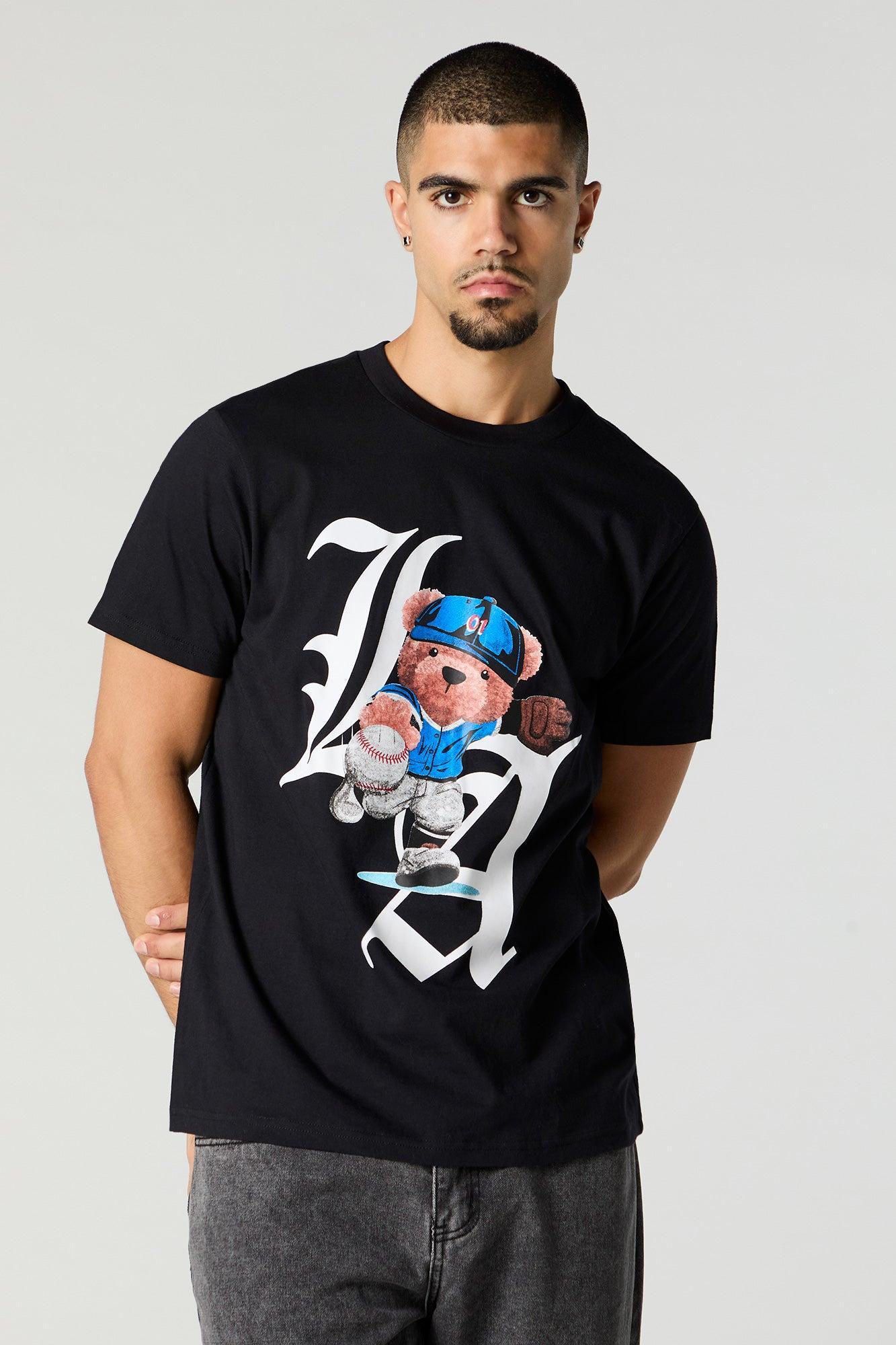 LA Teddy Graphic T-Shirt Male Product Image