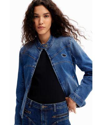 Desigual Womens Denim biker jacket product image