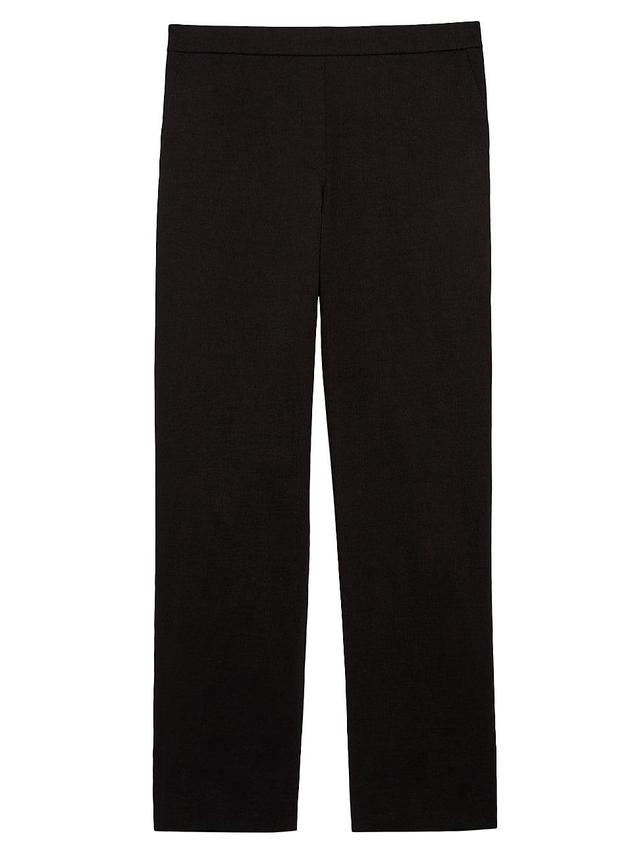 Womens Treeca Linen Pull-On Crop Pants Product Image