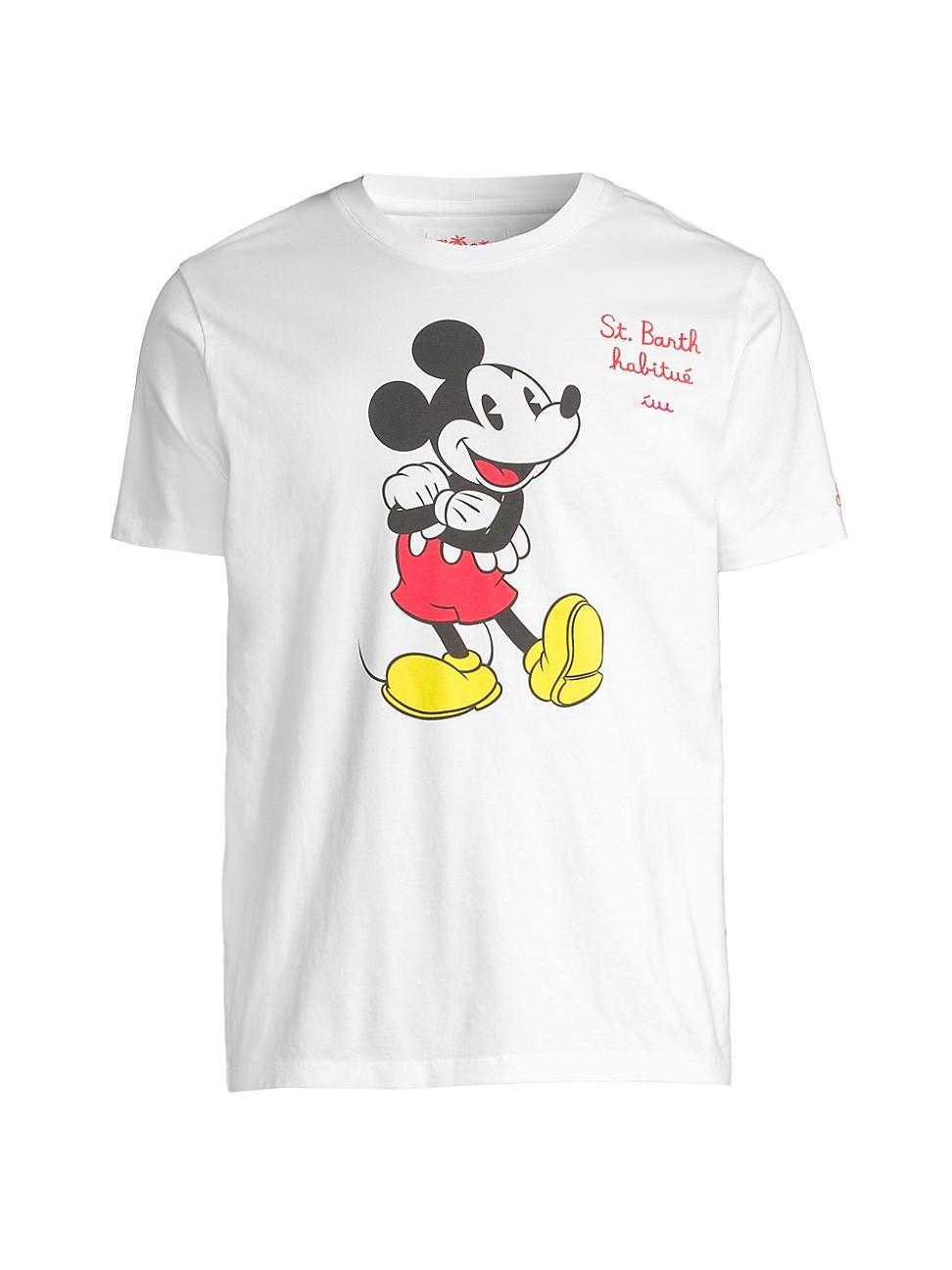 Mens Mickey Mouse Cotton T-Shirt Product Image