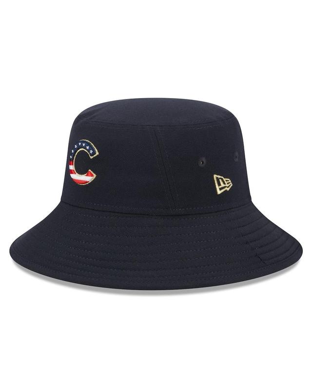 Mens New Era Navy Chicago Cubs 2023 Fourth of July Bucket Hat Product Image