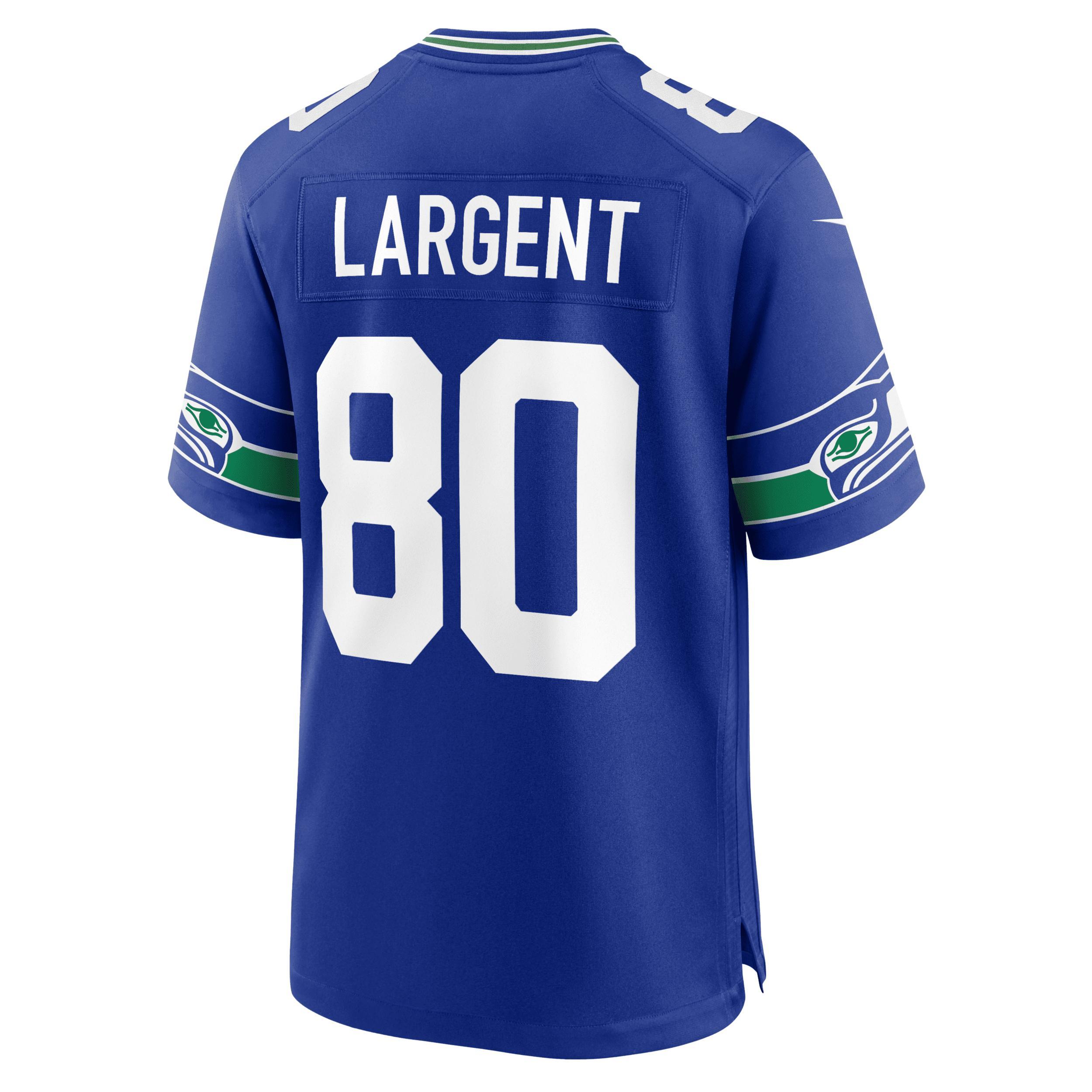 Steve Largent Seattle Seahawks Nike Men's NFL Game Football Jersey Product Image